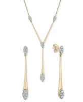 Wrapped In Love Diamond Elongated Drop Jewelry Collection In 14k Gold Created For Macys