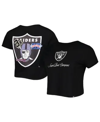 Women's New Era Black Las Vegas Raiders Historic Champs T-shirt