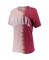 Women's Gameday Couture Crimson Alabama Tide Find Your Groove Split-Dye T-shirt