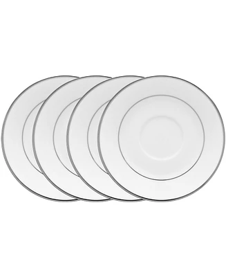 Noritake Spectrum Set of 4 Saucers, Service For 4
