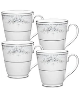 Noritake Sweet Leilani Set of 4 Mugs, Service For 4