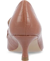 Journee Collection Women's Celina Kitten Heel Loafers