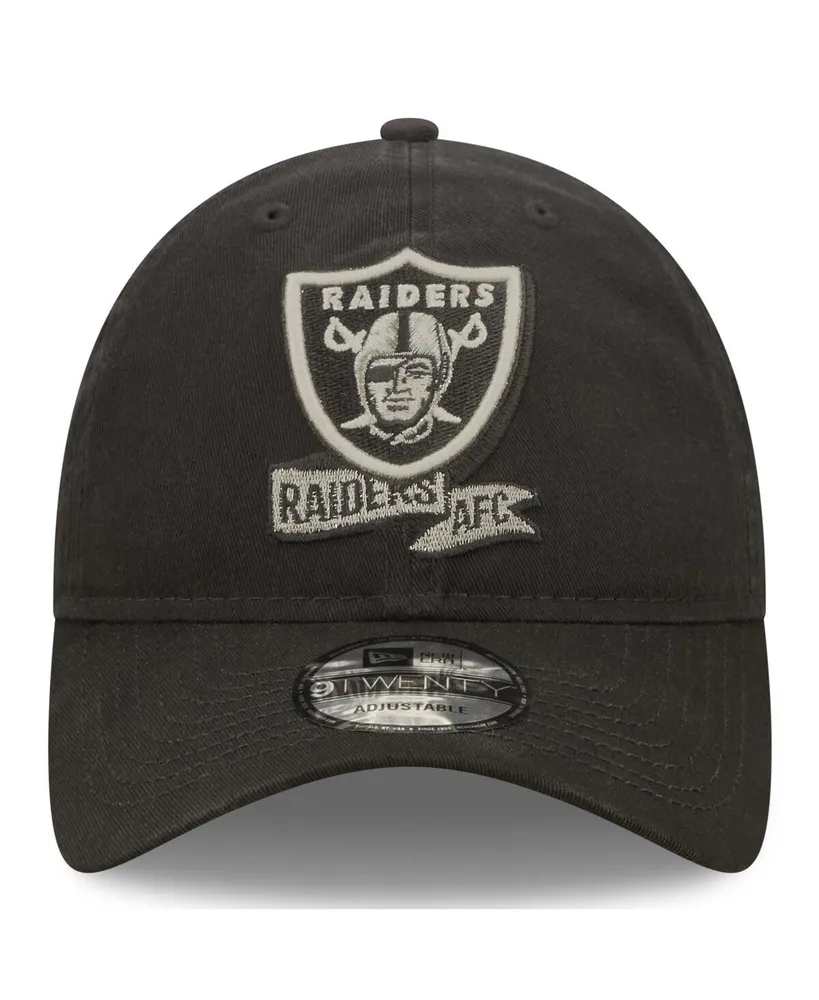 Men's New Era Black Las Vegas Raiders 2022 Sideline Adjustable 9TWENTY Hat