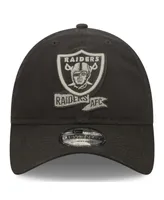 Men's New Era Black Las Vegas Raiders 2022 Sideline Adjustable 9TWENTY Hat