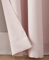 No. 918 Valerie Casual Textured Semi-Sheer Grommet Curtain Panel, 40" x 95"