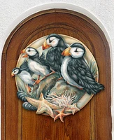 Designocracy Send In the Clowns Puffins Holiday Wall Art