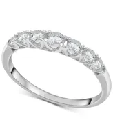 Diamond Seven Stone Band (1/2 ct. t.w.) Platinum