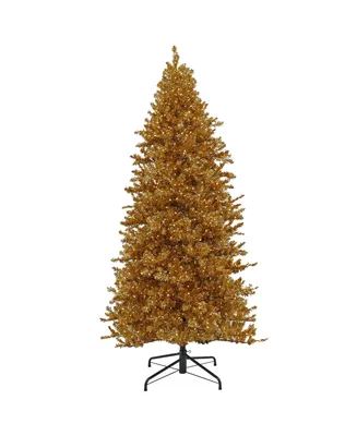 National Tree Company 10' Pre-Lit Metallic Christmas Tree - Gold