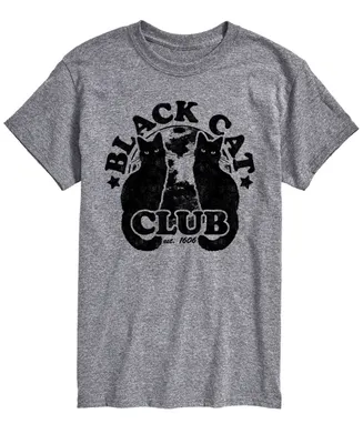 Airwaves Men's Black Cat Club Classic Fit T-shirt