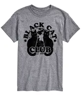 Airwaves Men's Black Cat Club Classic Fit T-shirt