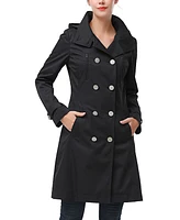 Kimi + Kai Women's Eeva Water-Resistant Hooded Trench Coat