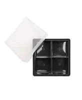 Cambridge 4 Cube Silicone Ice Molds, Set of 2