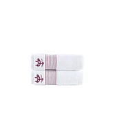 Brooks Brothers Rope Stripe Border Piece Turkish Cotton Hand Towel Set