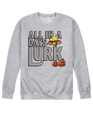 Airwaves Men's Peanuts Days Lurk Fleece T-shirt