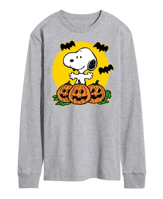 Airwaves Men's Peanuts Snoopy with Pumpkins T-shirt