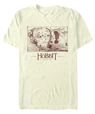 Fifth Sun Men's The Hobbit 1 Middle earth Map Short Sleeve T-shirt