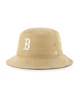 Men's '47 Khaki Boston Red Sox Chambray Ballpark Bucket Hat