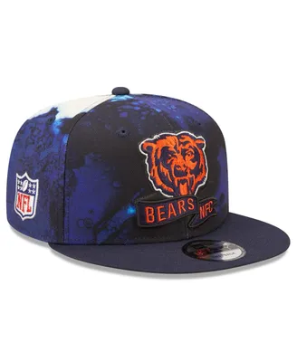 Men's New Era Navy Chicago Bears 2022 Sideline 9FIFTY Ink Dye Snapback Hat