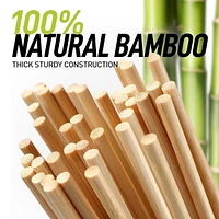 Zulay Kitchen Marshmallow Smores Sticks - 40 Extra Long 30" Roasting Sticks - 5mm Heavy-Duty Skewers