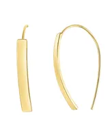 And Now This Rectangular Wire Hook Earring