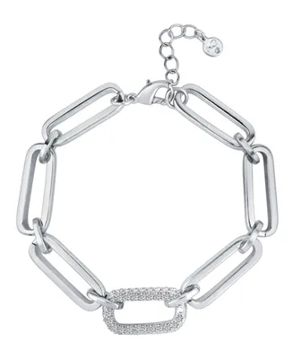 And Now This Cubic Zirconia Link Bracelet