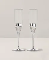 Lenox True Love Flutes, Set of 2