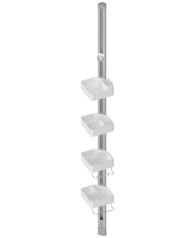 Bath Bliss 4-Tier Tension Pole Corner Shower Caddy