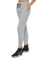 Dkny Sport Women's Logo-Drawstring Jogger Pants