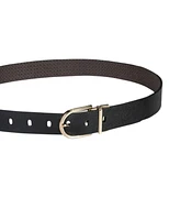 Calvin Klein Women's Embossed Casual Reversible Belt
