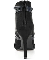 Journee Collection Women's Samara Peep Toe Stiletto Dress Booties