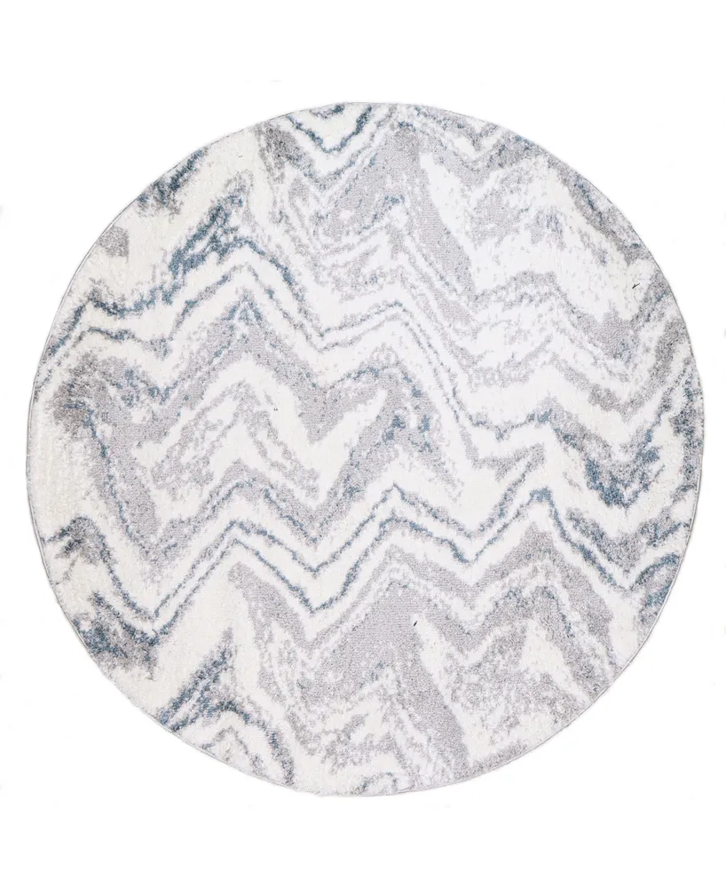 Bb Rugs Zuela ZUL103 8' x 8' Round Area Rug