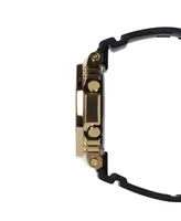 G-Shock Unisex Gold-Tone and Black Resin Strap Watch 40.4mm GMS2100GB-1A - Black and Gold