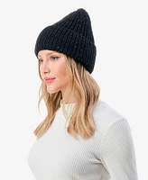 Marcus Adler Women's Lurex Ribbed Knit Cuff Beanie