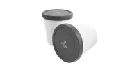 Zulay Kitchen Ice Cream Containers 2 Pc.
