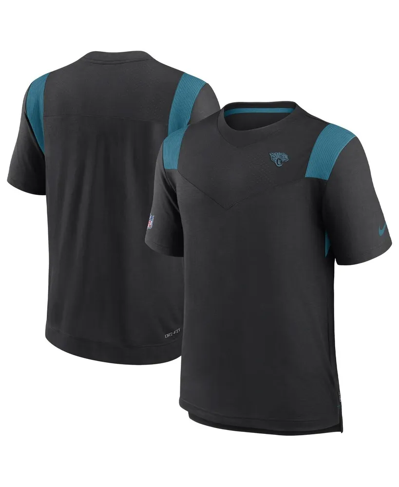 Men's Nike Black Jacksonville Jaguars Sideline Tonal Logo Performance Player T-shirt