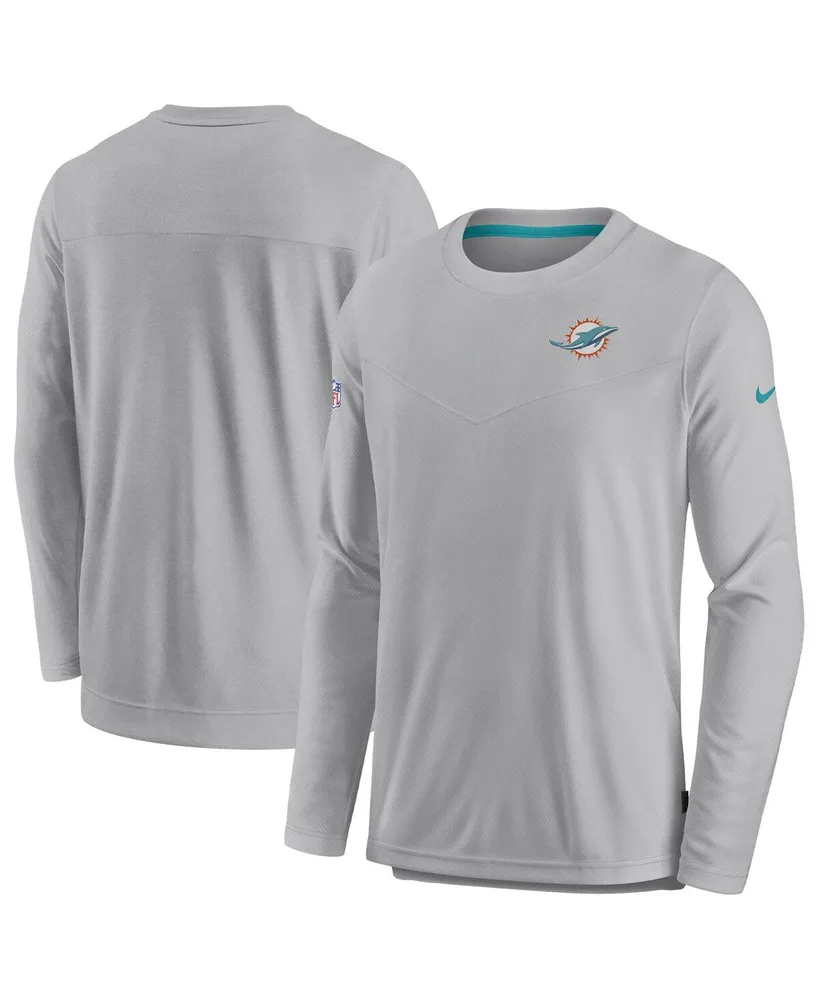 Miami Dolphins Women's Shirt Touch Waffle Raglan Long Sleeve T