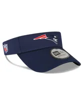 Men's New Era Navy New England Patriots 2022 Sideline Adjustable Visor