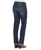 Women's "Ab"Solution Mid Rise Straight Leg Jeans