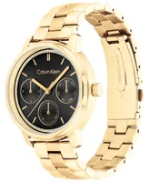 Calvin Klein Women's Gold-Tone Stainless Steel Bracelet Watch 38mm - Gold