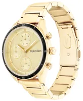 Calvin Klein Women's Gold-Tone Stainless Steel Bracelet Watch 38mm - Gold