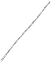 Esquire Men's Jewelry Rope Link Chain Bracelet (4mm), Created for Macy's