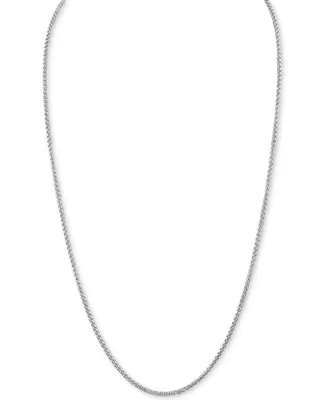 Esquire Men's Jewelry Box Link 24" Chain Necklace, Created for Macy's