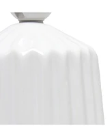 Simple Designs Pleated Base Table Lamp