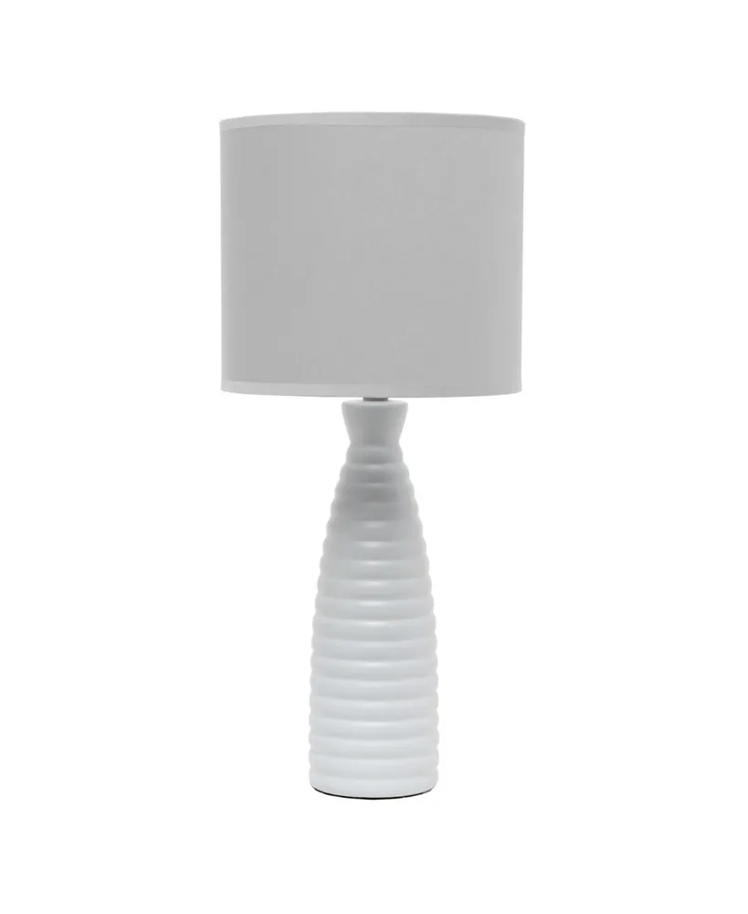 Simple Designs Alsace Bottle Table Lamp