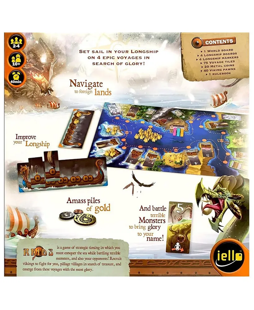 Raids Iello Strategic Timing Board Game Family