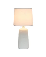 Simple Designs Textured Linear Table Lamp