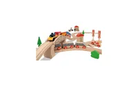 Simba Toys Eichhorn Wooden Train with Bridge Playset
