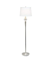Lalia Home Crystal Drop Table and Floor Lamp Set, 3 Piece