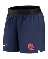 Women's Nike Navy St. Louis Cardinals Authentic Collection Flex Vent Max Performance Shorts