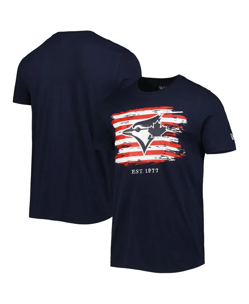 Men's New Era Navy Detroit Tigers 4th of July Jersey T-Shirt